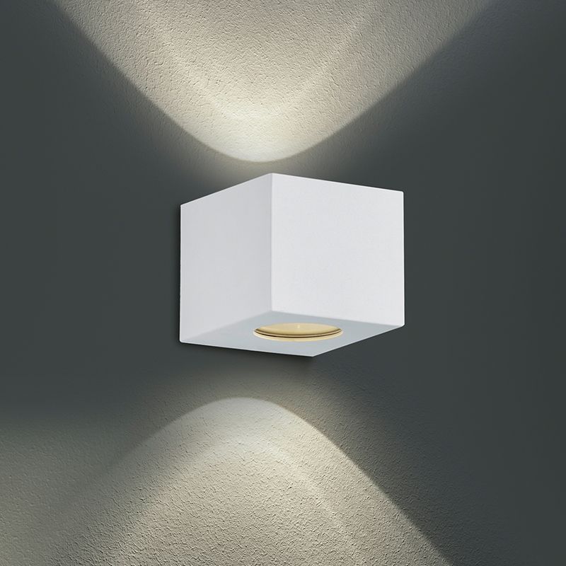 Fehér műanyag kültéri lámpa, Sandby, 2 W, 3000 K LED, IP44