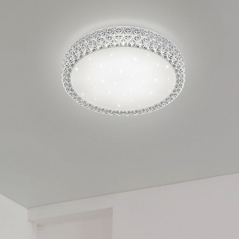 Fehér akril plafon lámpa, Valentina, 21 W, 3000 K LED
