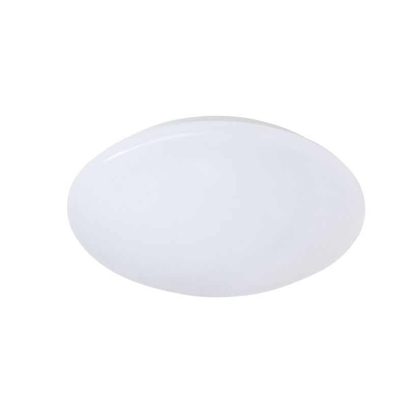 Fehér műanyag plafon lámpa, Vanysia, 12 W, 3000 K LED, IP44