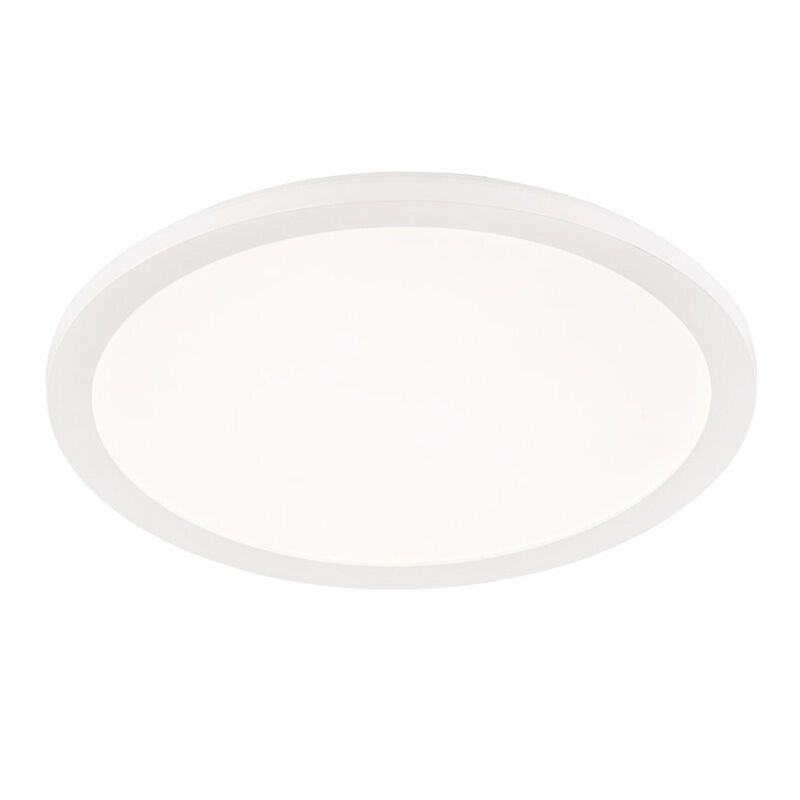 Fehér műanyag plafon lámpa, Gistrup, 24 W, 3000 K LED, IP44