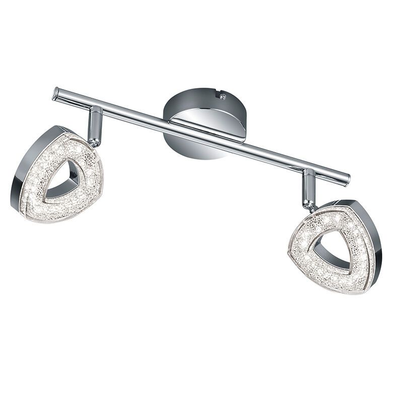 Króm műanyag fali lámpa, Vayannah, 4,5 W, 3000 K LED Króm műanyag fali lámpa, Vayannah, 4,5 W, 3000 K LED