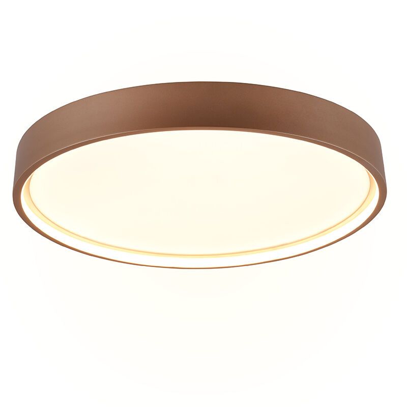 Taupe fém plafon lámpa, Destin, 29 W, white switch LED