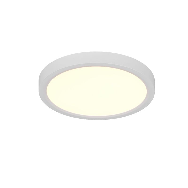 Fehér műanyag plafon lámpa, Zayd, 18 W, white switch LED, 3 fokozatban szabályozható