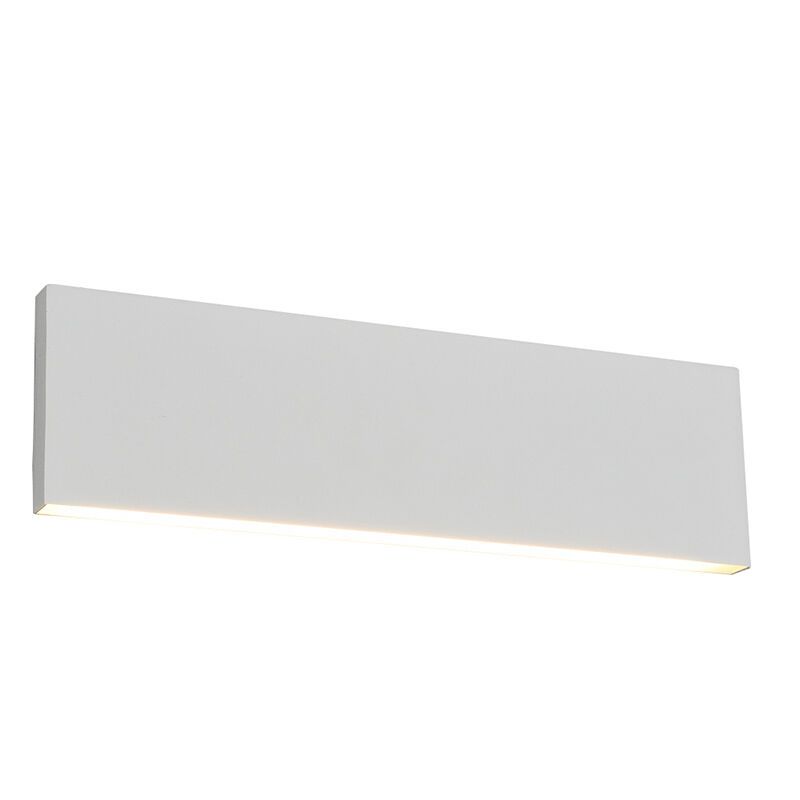 Fehér fém fel le fali lámpa, Coscon, 6 W, 3000 K LED
