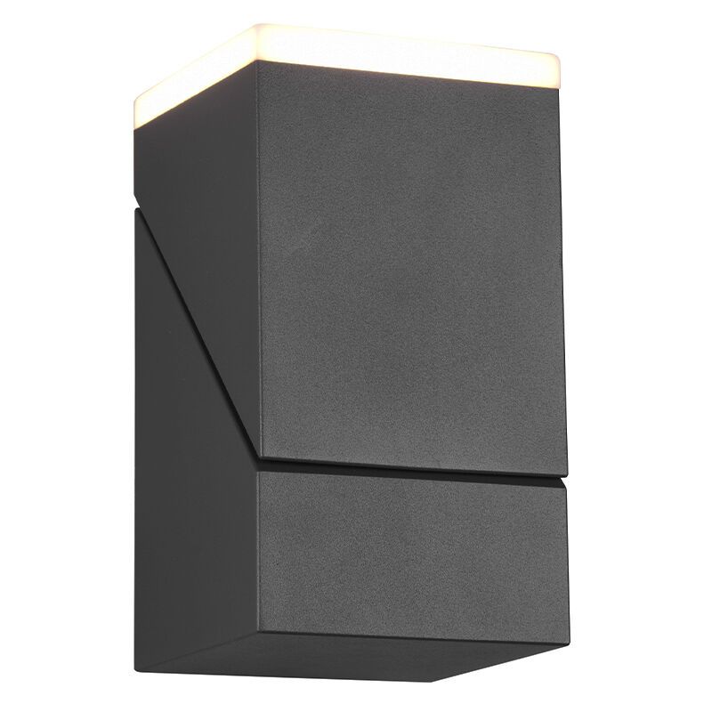 Antracit alumínium kültéri lámpa, Liron, 7 W, 3000 K LED, IP54