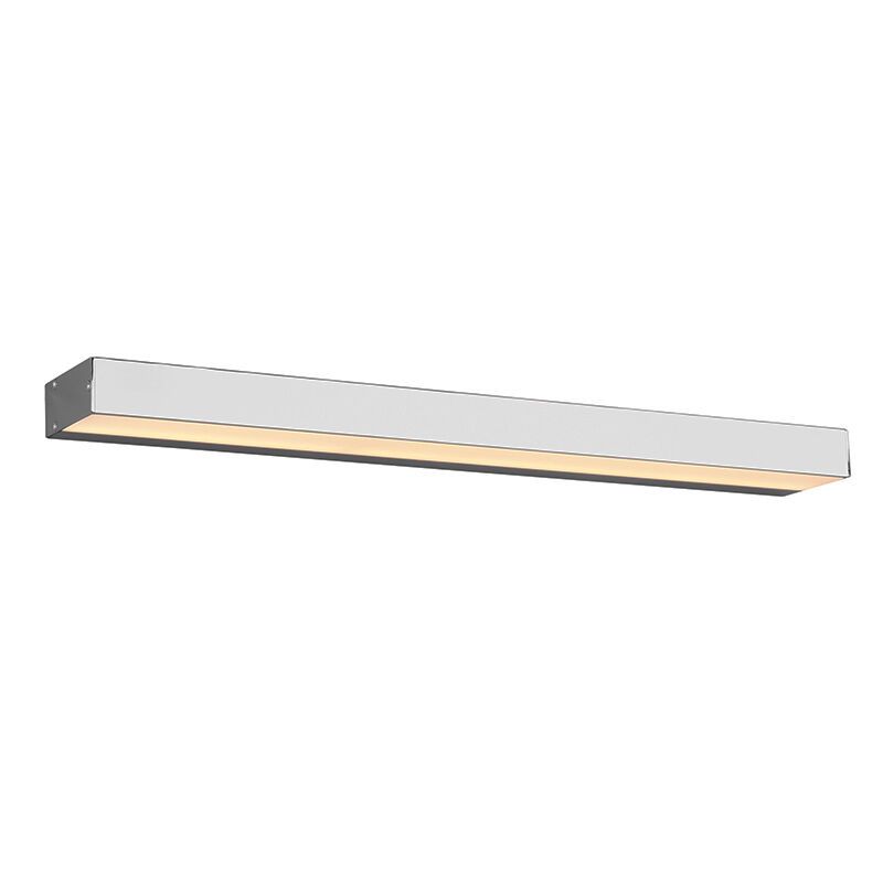 Króm alumínium fürdőszoba fali lámpa, Basma, 8 W, 3000 K LED, IP44