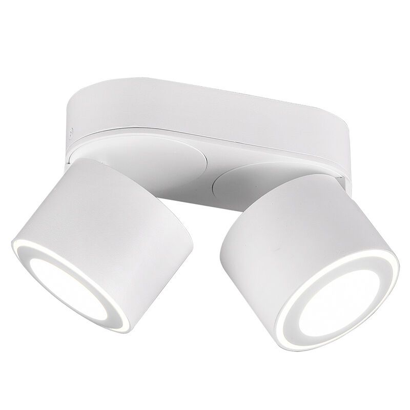 Fehér fém plafon lámpa, Jorno, 3,5 W, 3000 K LED