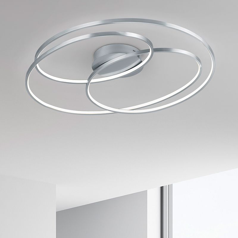 Nikkel fém plafon lámpa, Sabra, 38 W, 3000 K LED Nikkel fém plafon lámpa, Sabra, 38 W, 3000 K LED