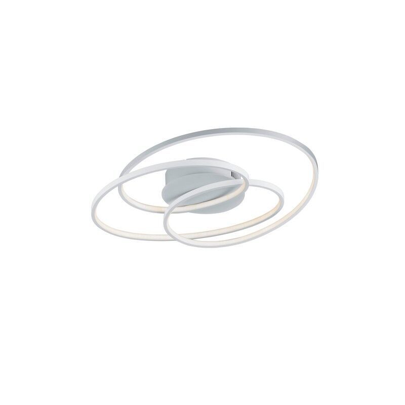 Fehér fém plafon lámpa, Sabra, 38 W, 3000 K LED