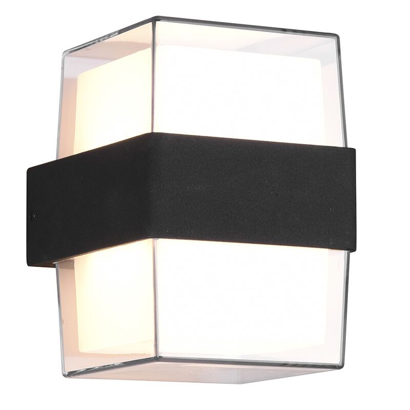 Antracit alumínium kültéri lámpa, Yeliz, 10 W, 3000 K LED, IP54