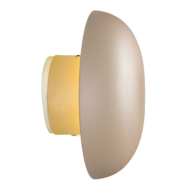 Barna fém újratölthető fali lámpa, Khaoula, 1,5 W, 3000 K LED, 3 fokozatban szabályozható