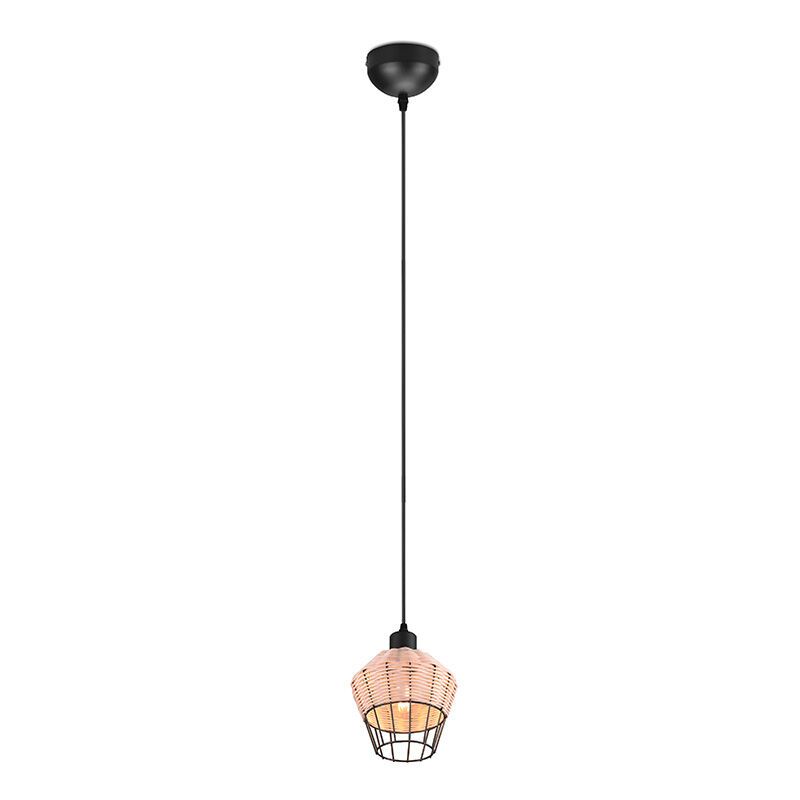 Rattan függőlámpa barna, Mirne