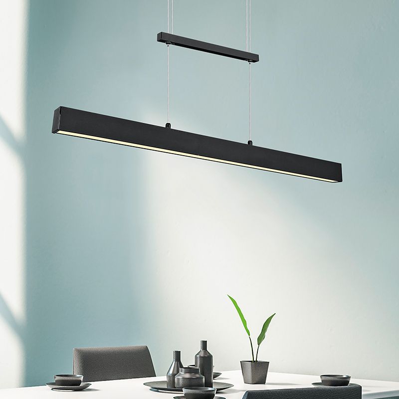 Fekete fém függőlámpa, Dinant, 21 W, 3000 K LED