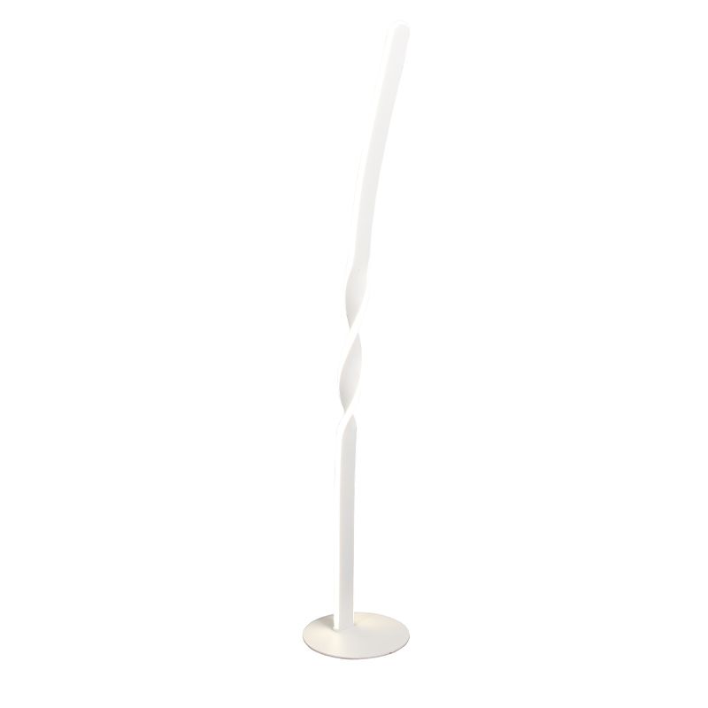 Fehér fém állólámpa, Quirinus, 19 W, 4000 K LED, kapcsolóval