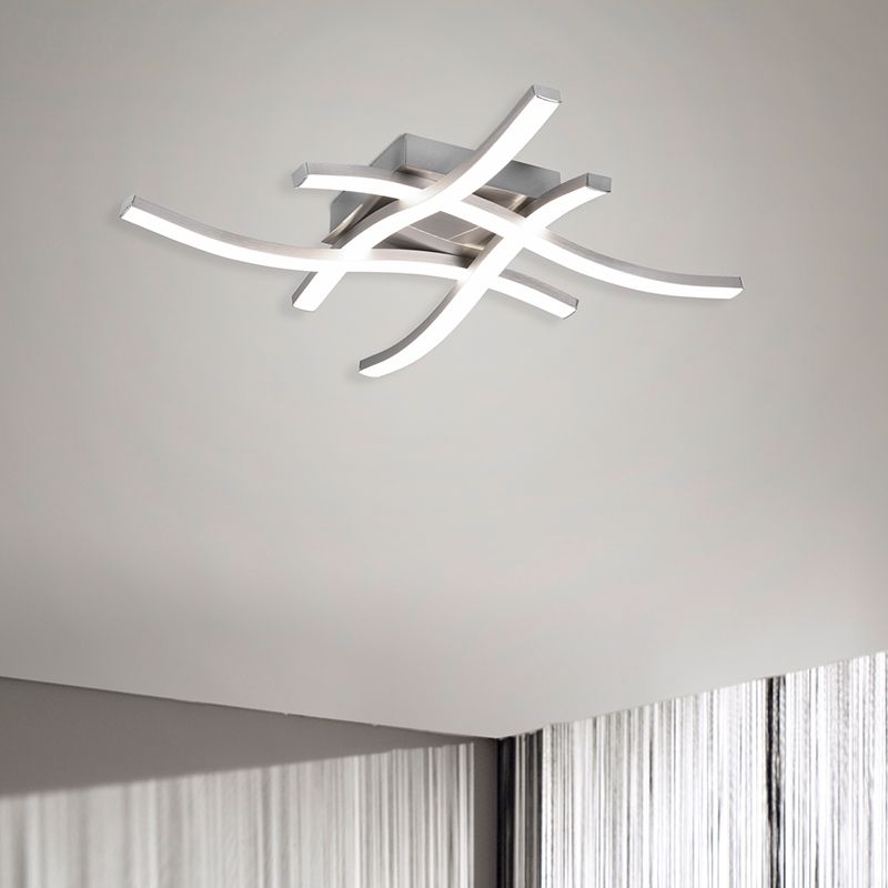 Nikkel fém mennyezeti lámpa, Go, 5 W, 4000 K LED