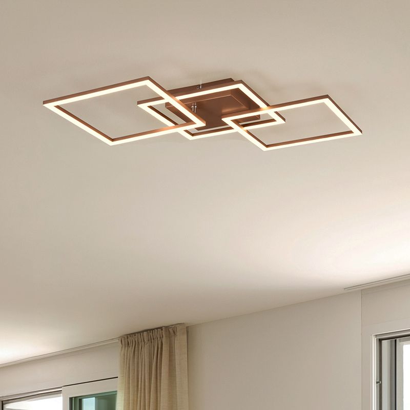 Barna fém plafon lámpa, Margaux, 31 W, 3000 K LED Barna fém plafon lámpa, Margaux, 31 W, 3000 K LED