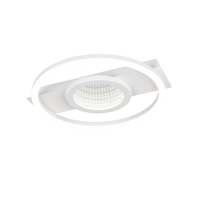 Fehér fém mennyezeti lámpa, Sandhia, 16 W, 4000 K LED Fehér fém mennyezeti lámpa, Sandhia, 16 W, 4000 K LED