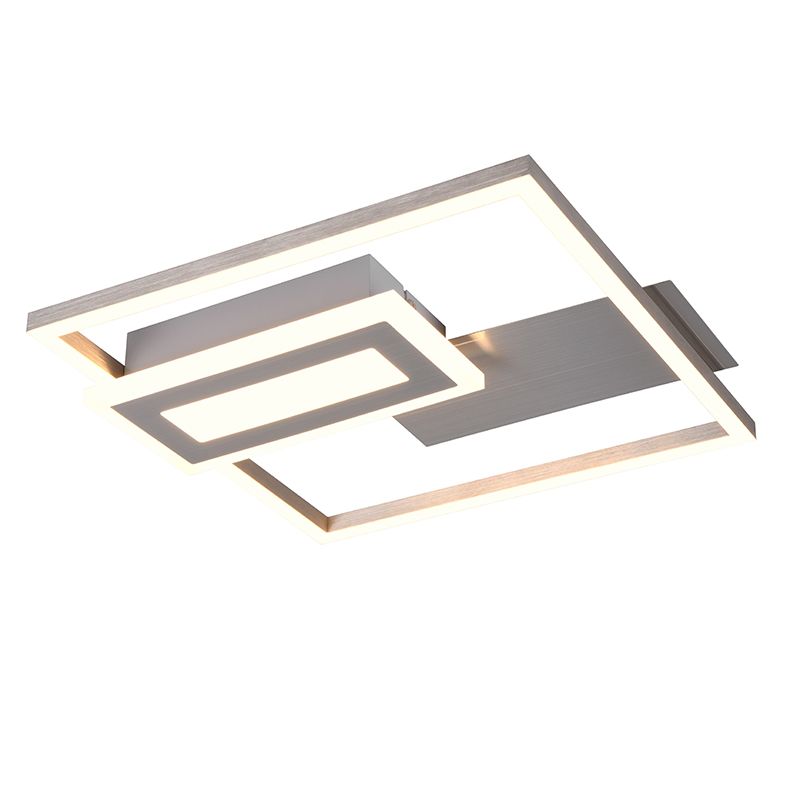 Nikkel fém plafon lámpa, Shun, 22 W, 3000 K LED Nikkel fém plafon lámpa, Shun, 22 W, 3000 K LED