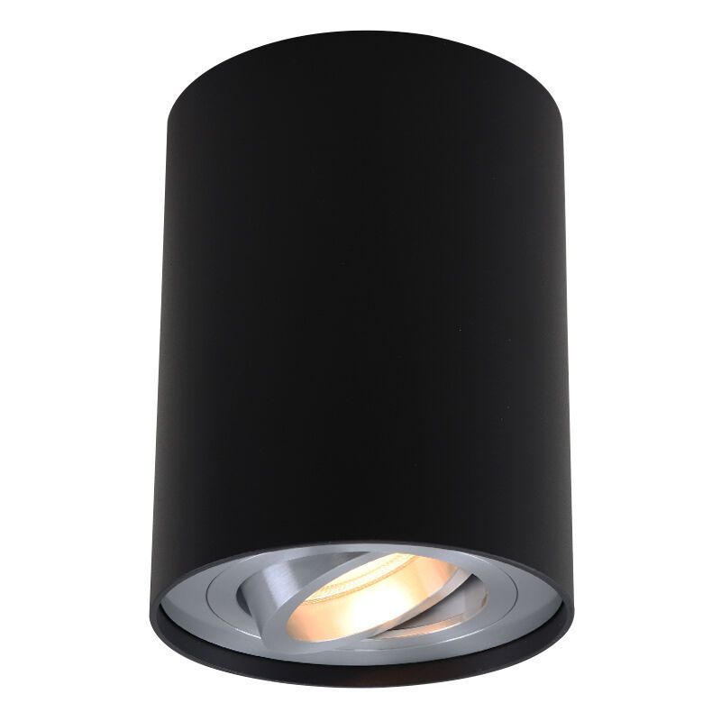 Retro felületre szerelt spotlámpa fekete, Snertinge