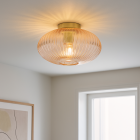 Design plafon lámpa rózsaszín, Charlois