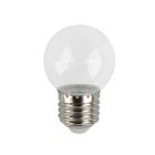 Meleg fehér, átlátszó LED izzó - 1 Watt