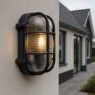 Modern bulleye kültéri lámpa fekete, Luce, IP44