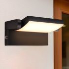 Retro kültéri alkonykapcsolós fali lámpa fekete, Alet, 12,5 W, 3000 K LED, IP54
