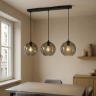 Design függőlámpa szürke, Giada