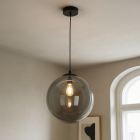 Design függőlámpa szürke, Dolf