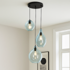 Design függőlámpa kék, Cees