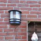 Vintage kültéri lámpa fekete, Zare, IP44