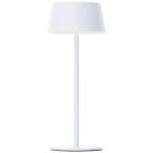 Retro napelemes kültéri fali lámpa fehér, Soumaya, 4 W, 3000 K LED, IP44, 3 fokozatban szabályozható