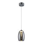 Retro függőlámpa króm, Aliyah, 5 W, 3000 K LED