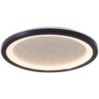 Retro LED panel mennyezeti lámpa fekete, Yamal, 16 W, 3000 K LED