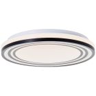 Retro mennyezeti lámpa fekete, Merlijn, 24 W, 3000 K LED
