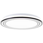 Retro mennyezeti lámpa fekete, Merlijn, 36 W, white switch LED, távirányítóval