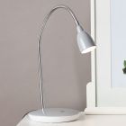 Műanyag íróasztal lámpa szürke, Kit, 3 W, 3000 K LED, kapcsolóval