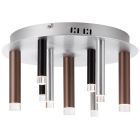 Retro mennyezeti lámpa ezüst, Olivia, 4 W, 3000 K LED