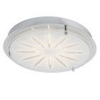 Üveg fali lámpa króm, Danae, 15 W, 3000 K LED