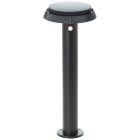 Fém napelemes kültéri álló lámpa fekete, Ridvan, 4 W, 3000 K LED, IP44