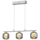 Design függőlámpa króm, Emmely, 17 W, 3000 K LED