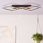 Retro plafon lámpa fekete, Virginia, 32 W, 3000 K LED