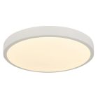 Retro plafon lámpa fehér, Asude, 60 W, melegtől hidegig állítható fehér LED, távirányítóval