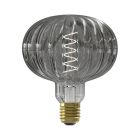 Szabályozható Calex E27 LED izzószálas lámpa Metz, szürke, 4W, 2000K