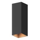 Fekete alumínium fel le fali lámpa, Dion, 8 W, 3000 K LED, IP54