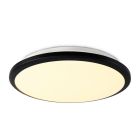 Retro plafon lámpa fekete, Joachim, 24 W, 3000 K LED