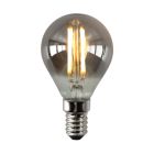 Szabályozható E14 Olucia LED lámpa, P45, 3W, füstüveg, 2200k