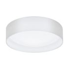 Retro szövet plafon lámpa fehér, Abano, 12 W, 3000 K LED