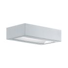 Retro rozsdamentes acél kültéri lámpa ezüst, Simen, 4 W, 3000 K LED, IP44