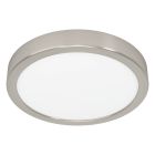 Műanyag plafon lámpa nikkel, Geraldo, 17 W, 3000 K LED
